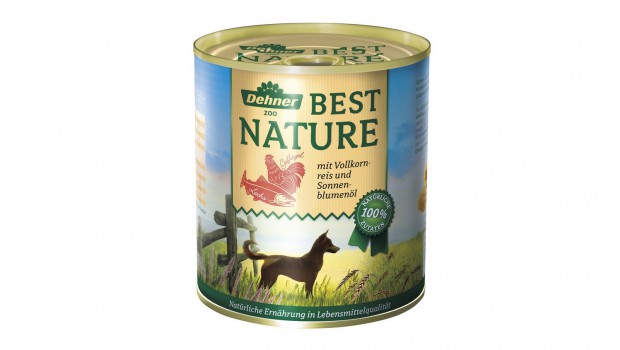 Dehner Best Nature Hundefutter Adult Lachs und Geflügel mit Reis