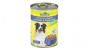 Dehner Hundefutter Adult Ente und Kaninchen