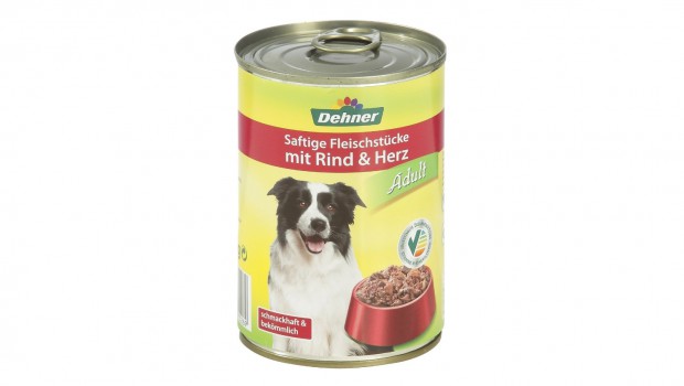 Dehner Hundefutter Adult Rind und Herz